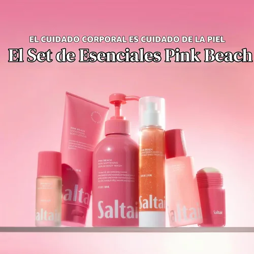 Vista 3 de Saltair Aceite Corporal SPF - Protector solar de amplio espectro SPF 50 PA++++. Aceite seco ligero con protección solar y extractos hidratantes