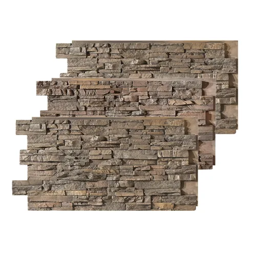 Vista 60 de AZ Faux Paneles de revestimiento de pared de poliuretano de alta densidad para decoración interior y exterior Panel de revestimiento de piedra