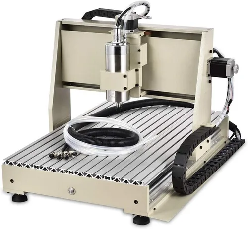 Vista 6 de Futchoy 4-Axis USB CNC 6040 Router máquina de grabado PCB Fresadora con controlador 110V 1.5KW VFD Enrutador refrigerado por agua Máquina de grabado