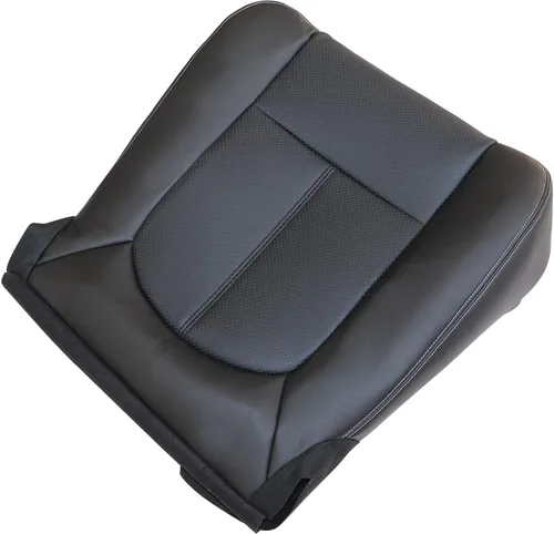 Vista 8 de GXARTS Funda de asiento de cuero de repuesto para parte inferior del lado del conductor, color negro #5B o 6B, compatible con Ford F250 F350 F450