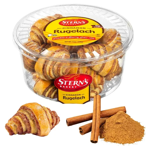 Vista 10 de Pasteles Rugelach Croissant de Chocolate Pan Babka de Chocolate Pastelería de Desayuno Snack de Café Kosher, Sin Lácteos y Sin Nueces