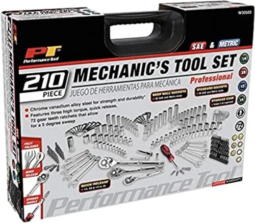 Vista 7 de Performance Tool W30504 Juego de herramientas mecánicas de 114 piezas