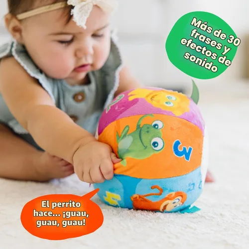 Vista 2 de Move2Play, Pelota de Bebé Divertidísima e Interactiva con Música y Efectos de Sonido Regalo de Primer Cumpleaños Juguete para Niños Pequeños