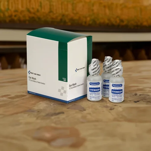 Vista 6 de First Aid Only PhysiciansCare Solución de lavado de ojos, solución isotónica estéril tamponada para enjuagar e irrigar los ojos, botella de 1 onza