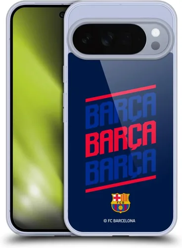 Vista 23 de Head Case Designs Funda de gel con licencia oficial del FC Barcelona Barca Crest Graphics [protección de grado militar] compatible con Google Pixel 3