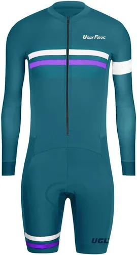 Vista 99 de UGLY FROG Traje de triatlón para hombre de manga corta Jersey de piernas cortas Skinsuit Tri Kit Ciclismo Skinsuit Team Bike Ropa