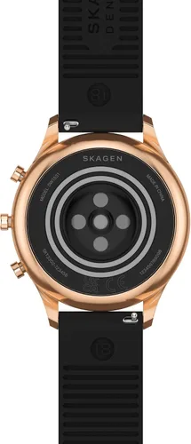 Vista 5 de Skagen Jorn - Reloj inteligente híbrido Gen 6 de 1496in con Alexa integrado frecuencia cardíaca oxígeno en sangre y notificaciones de teléfono