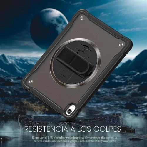 Vista 8 de ProCase Funda para iPad de 11ª generación A16 2025/iPad de 10.9 pulgadas 2022, resistente a prueba de golpes con correa de mano, protección