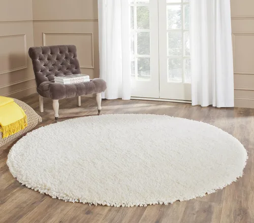 Vista 25 de SAFAVIEH Popcorn Shag Collection - Alfombra decorativa, 2 x 3 pies, beige, hecha a mano, 1.8 pulgadas de grosor, ideal para zonas de alto tráfico