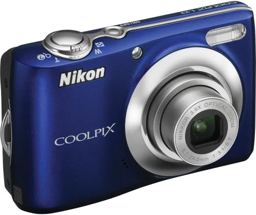 Vista 6 de Nikon Coolpix L22 Cámara digital de 12.0MP con zoom óptico de 3.6x y LCD de 3.0 pulgadas (rojo primario)