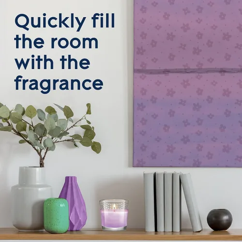 Vista 10 de Glade Tarro de velas, ambientador, Happy-Go-Lilac, 3.4 oz