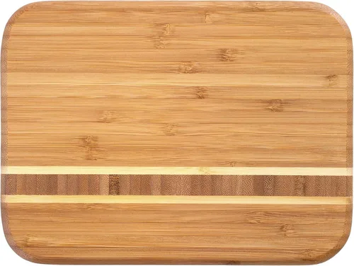 Vista 6 de Totally Bamboo Aruba Tabla de servir y cortar de bambú, 12-1/2" x 8