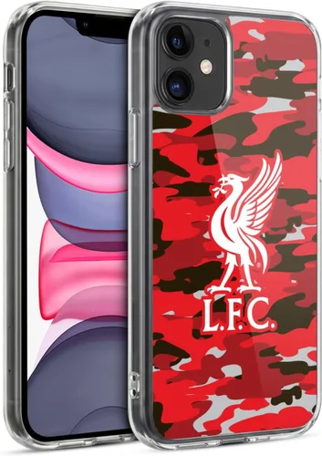 Vista 199 de Head Case Designs Funda de gel con licencia oficial del Liverpool Football Club Away Colourways Crest Camou [protección de grado militar] compatible