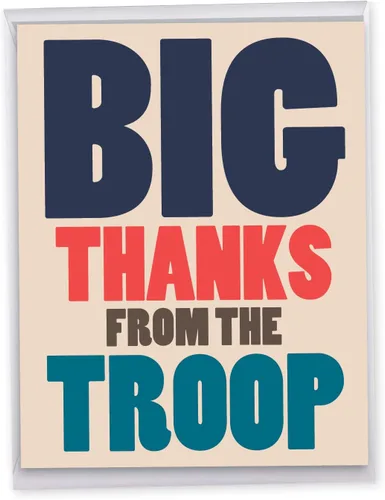 Vista 9 de NW Jumbo - Tarjeta de felicitación, diseño Thank You, específico