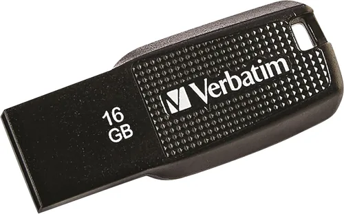 Vista 2 de Verbatim Unidad flash Ergo USB 2.0 de 16 GB - Negro