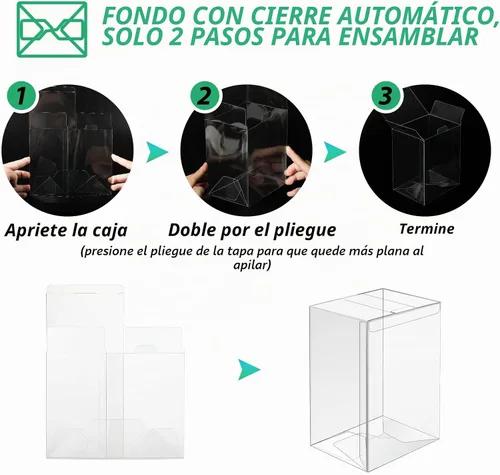 Vista 5 de CreGear Fundas protectoras, fundas protectoras transparentes de 0.01 in