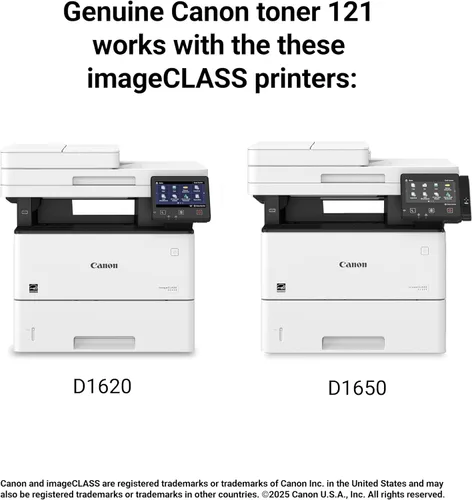 Vista 6 de Canon Cartucho de tóner negro 121 compatible con D1650, D1620