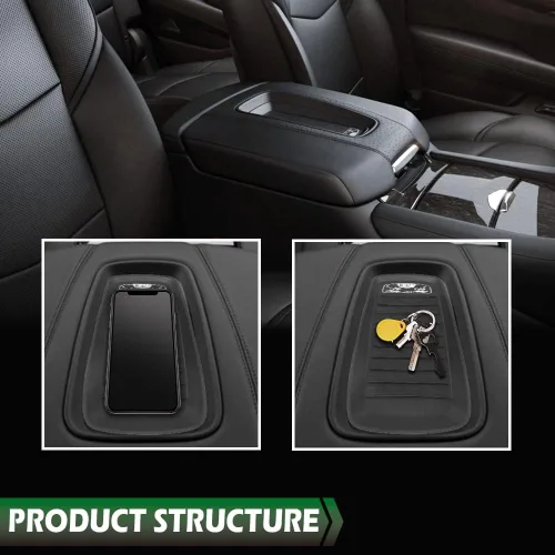 Vista 2 de GRAND ORANGE Almohadilla de carga inalámbrica grande compatible con 2015 2016 2017 GM OEM Cadillac Escalade/ESV XL Compatible with 2015 2016 2017