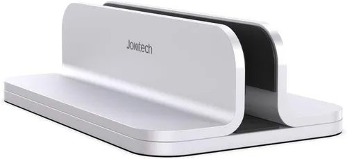 Vista 5 de JOKItech Soporte de aluminio para laptop, resistente y ajustable, compatible con Apple MacBook Pro/Air, Mac Mini, iPad Pro, plateado
