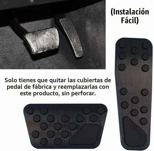 Vista 6 de Cubierta de pedal de aleación de aluminio para Dodge Challenger 2008-2023 para Charger 2011-2023 para Chrysler 300 300C 2009-2019, cubiertas