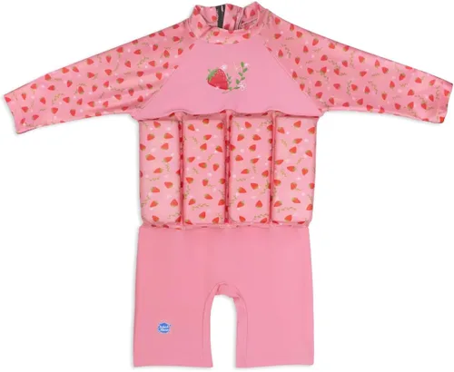 Vista 2 de Splash About Traje de flotador con mangas para bebés y niños pequeños que aprenden a nadar Apple Daisy