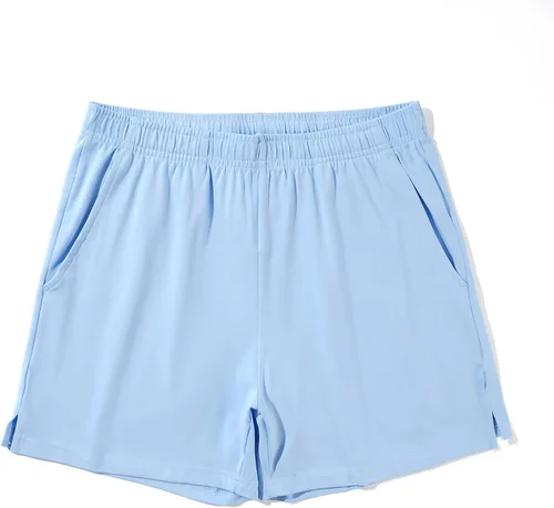 Vista 8 de AIMPACT Pantalones cortos de pijama para hombre con entrepierna de 4 Negro