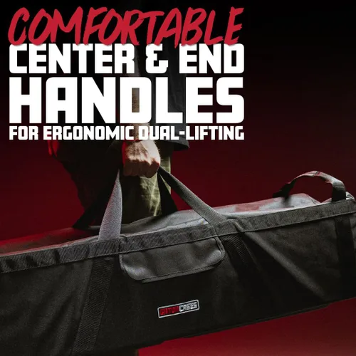 Vista 5 de Bolsa con ruedas Gator Cases MiZone para equipo de batería, 46" x 12" x 12" (GP-HDWE-1246W)