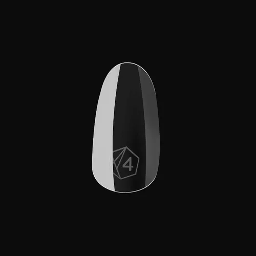 Vista 4 de Apres Nail Gel-X - Caja corta redonda esculpida de puntas 600 puntas Gel-X, calidad premium, 14 tamaños 00-9 Tamaños medios incluidos