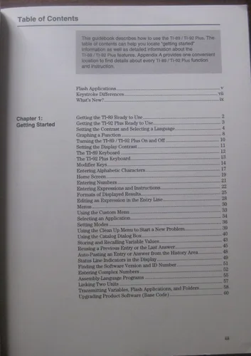 Vista 4 de Texas Instruments TI-89TI-92 Plus Guidebook (Texas Instruments Guidebook)