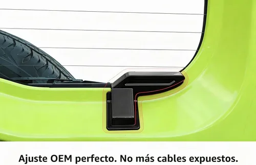 Vista 3 de YOCTM Paquete de 2 cubiertas protectoras de alambre de calefacción para parabrisas trasero para Suzuki Jimny 2019-2026 JB64 JB74W, borde de cable