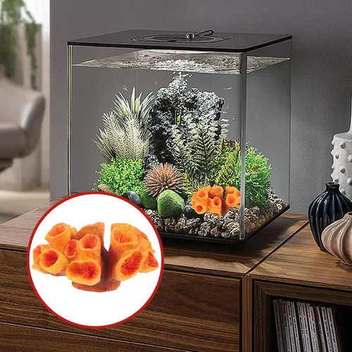 Vista 8 de Ipetboom Acuario Arrecife de Coral Ornamento Resina Peces Plantas de acuario Peces Habitat Paisaje Subacuático Plantas de Mar Modelo para Betta Fish