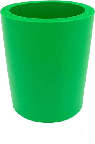 Vista 8 de Pen Kit Mall - Enfriador de latas de espuma gruesa en blanco de la vieja escuela, no plegable (varios colores, paquete de 6 - C, 6)