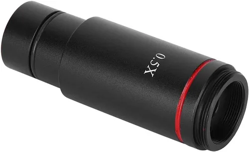 Vista 9 de Oumefar Microscopio Ocular 0.5X C Montaje Microscopio Lente de cámara 0.984 in para ocular electrónico CCD Cámara Industria HDMI Microscopio Cámara