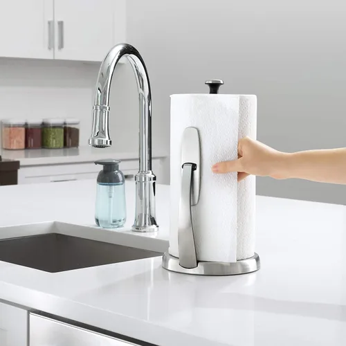 Vista 5 de Buen agarre simplemente papel higiénico, acero inoxidable OXO, Acero, Stainless, Paquete de 1