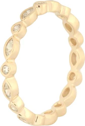 Vista 3 de 150183CZ-58 Pandora 14K Oro Atractivo Anillo Marquesa Brillante - Tamaño 8.5-9, Oro