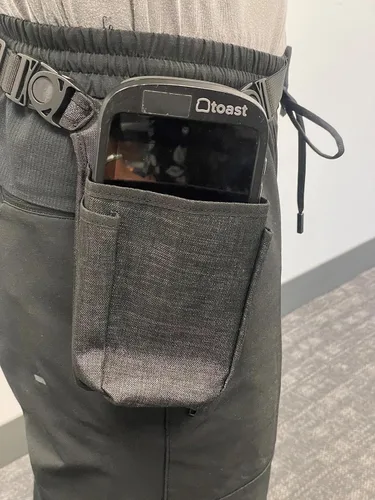 Vista 9 de Toast Go 1 / Toast Go 2 - Bolsa de pago con eslinga/cintura y clip de metal resistente para cinturón