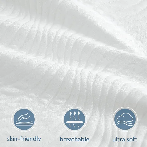 Vista 3 de Pack and Play - Cubrecolchón de 38 x 26 x 1 pulgadas, cubrecolchón Pack N Play Playard Mattress With Removable & Washable Cover, Waterproof