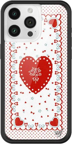 Vista 20 de Wildflower Cases - Funda Surf's Up, Compatible con Apple iPhone 15 Pro Max Moderno, Rojo, Morado, Floral, Verano, Playa - Parachoques Protector