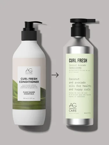 Vista 3 de AG Care Acondicionador CURL FRESH acondicionador coco aguacate