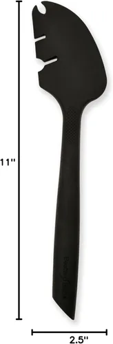 Vista 8 de Espátula de silicona ONE mezclador batidor raspador y espátula, negro