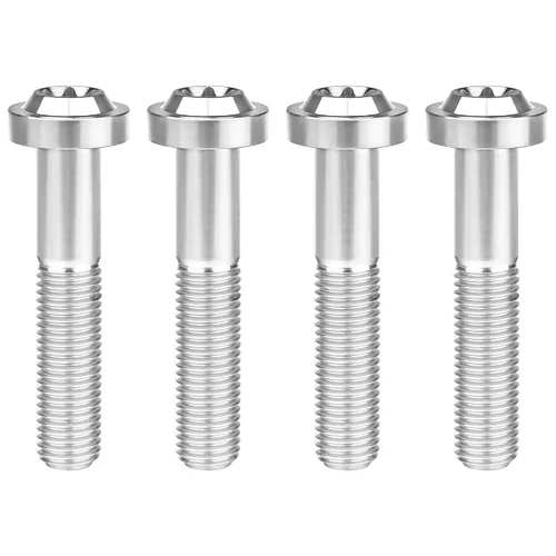 Vista 24 de Titanium M10 Torx Head Bolt (M10x10mm Pitch 1.25mm, Black) 10 15 20 25 30 35 40 45 50 55 60mm Pitch 1.25/1.5mm Screw Pack of 4