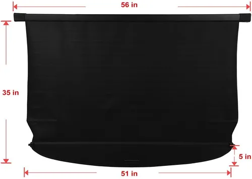 Vista 29 de SCITOO Funda de Carga 2011-2015 Compatible con Smart Fortwo 2008-2015 Compatible con Smart Fortwo 1.0L Funda Trasera Retráctil Mejorada con Aluminio