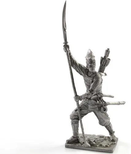 Vista 7 de General chino, dinastía Han. Escultura de metal. Colección 2.126 in (escala 1/32) Figura miniatura. Soldados de juguete de lata