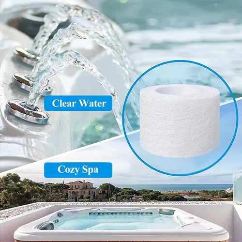 Vista 5 de Cryspool Filtro S502 compatible con Sundance 6540-502, serie 850 y 780, filtro de absorción desechable, FC-2812, cartucho de filtro de spa, paquete