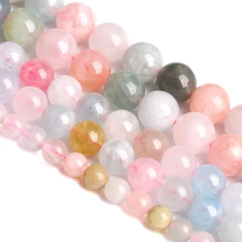 Vista 64 de 4MM 88 piezas de cuentas sueltas de piedra natural verde turquesa africana para hacer pulseras y collares de bricolaje