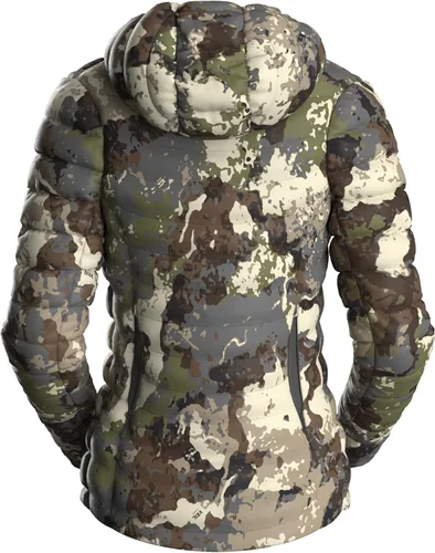Vista 3 de Chaqueta aislante sintética Dunitas para mujer - Chaqueta de caza de camuflaje para mujer
