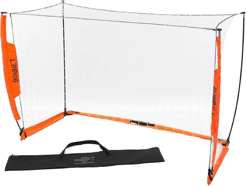 Vista 11 de Bownet - Portería de fútbol portátil con red - Portería de fútbol plegable emergente para entrenamiento y práctica - Marco de metal duradero