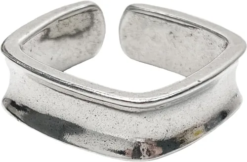 Vista 35 de Anillos de banda ancha de plata de ley 925 vintage hechos a mano para mujeres/hombres, anillo ajustable para el pulgar
