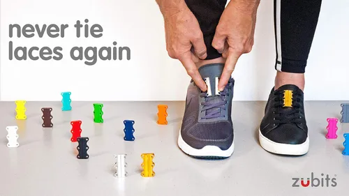 Vista 2 de Zubits Solución de cordones magnéticos, sin ataduras fáciles de larga duración (paquete de 2)