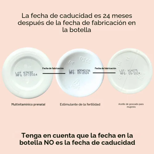 Vista 10 de FullWell Fertility Trio Vitamina prenatal + DHA y refuerzo de fertilidad Colina, Folato, Omega 3, Coq10, NAC, más de 26 nutrientes vitales